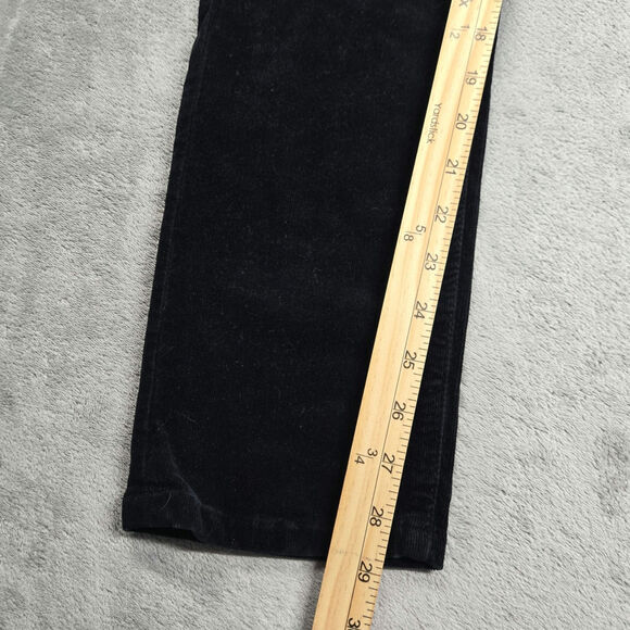 AG Jeans Adriano Goldschmied Stevie Slim Straight Corduroy Jeans Black 27R - Picture 4 of 10